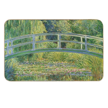 Claude Monet - Water-Lily Pond  Long-Lasting Bath Mat