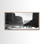 10x20 Inches / Light Oak Frame