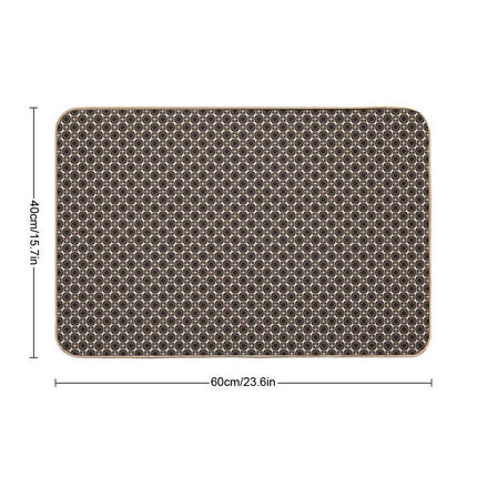 Timeless Royal Medallions  Easy To Clean Bath Mat