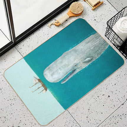 The Whale - Full Length  Odorless Bath Mat