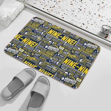 Wise Words of The Nine-Nine  Stain-Proof Bath Mat