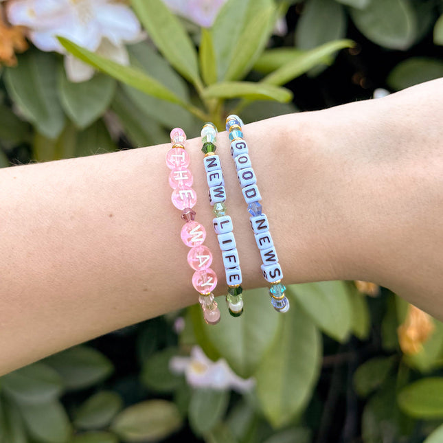 The Way Letter Bracelet