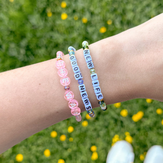 New Life Letter Bracelet