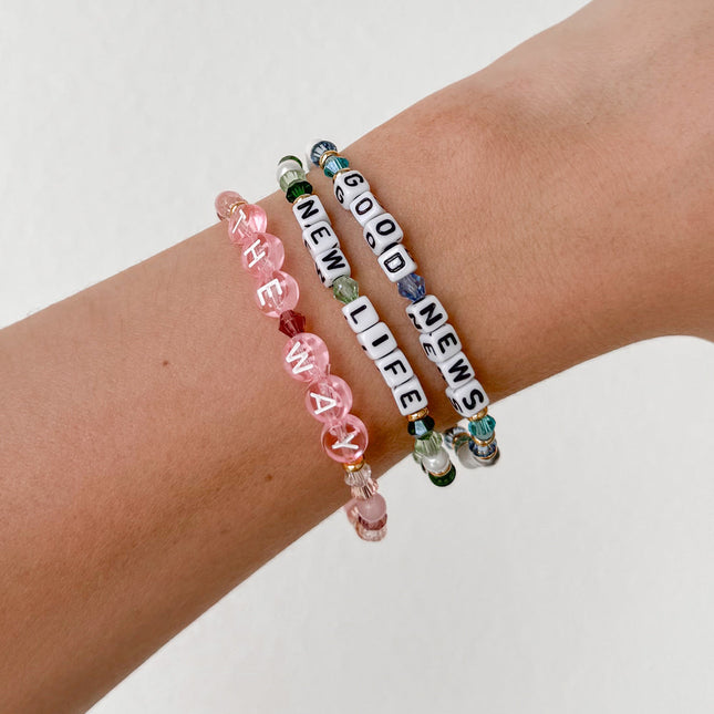 Good News Letter Bracelet