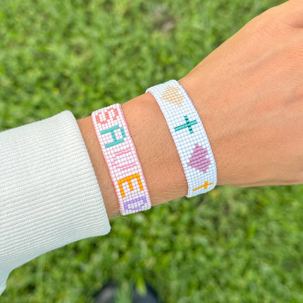 Salvation Micro Bead String Bracelet