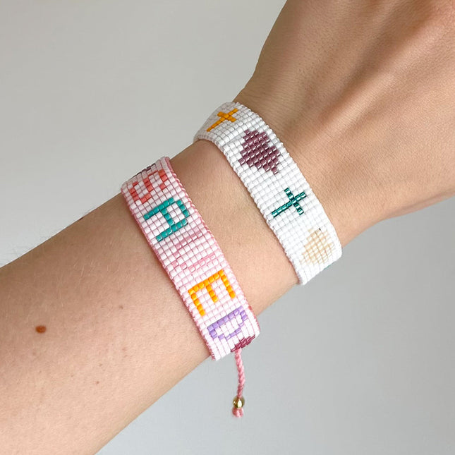 Salvation Micro Bead String Bracelet
