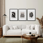 Black Frame - w/ mat / 8x10 inches