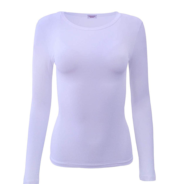 EGI Luxury Modal Women's Long Sleeved T-Shirt. Proudly Made in Italy ( Crew Neck).