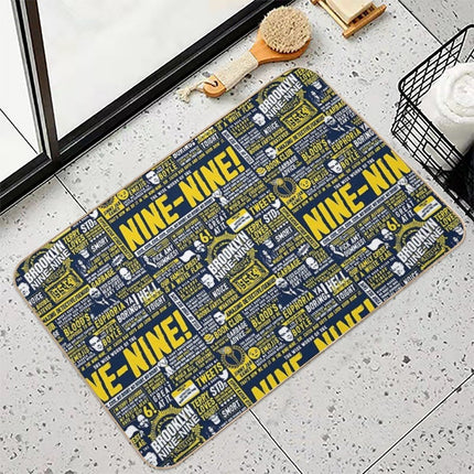 Wise Words of The Nine-Nine  Stain-Proof Bath Mat