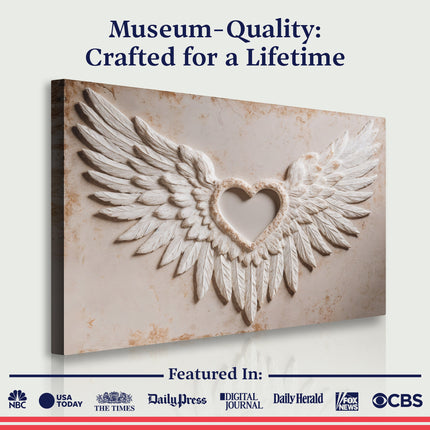 Wings of Love Abstract Wall Art II