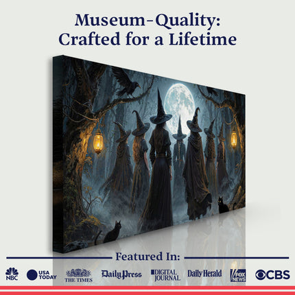 Coven of Witches Halloween Wall Art