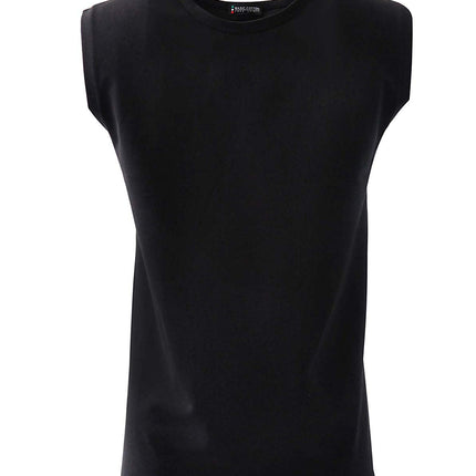 BASIC COTTON Free Spirit Premium Quality Cotton Men's Sleeveless Tank Top. Proudly Made in Italy (988)