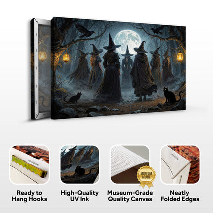 Coven of Witches Halloween Wall Art