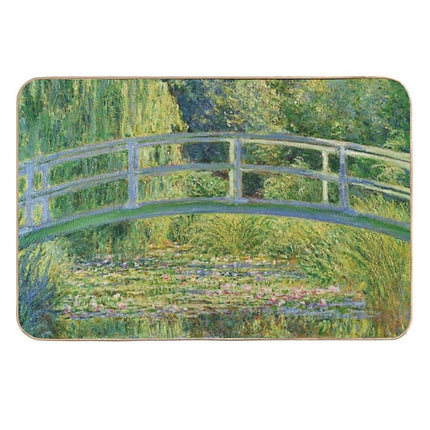 Claude Monet - Water-Lily Pond  Long-Lasting Bath Mat
