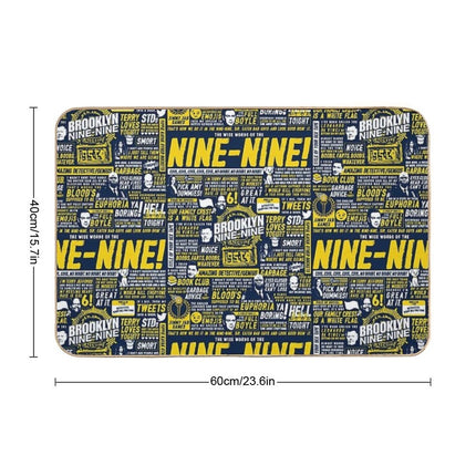 Wise Words of The Nine-Nine  Stain-Proof Bath Mat