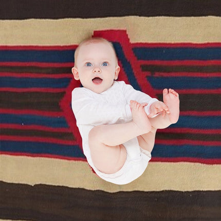 Indigenous Designs I  Chief's Blanket  Navajo Weavings Throw Blanket