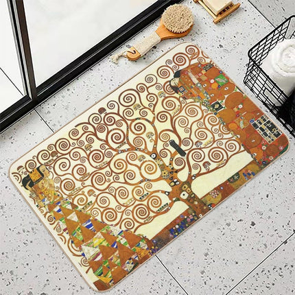 HD The Tree of Life, 1905 by Gustav Klimt - HIGH DEFINITION  Anti-Trip Bath Mat