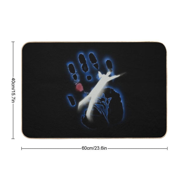 The X-Files Spooky Handprint  Easy Maintenance Bath Mat