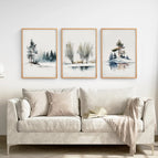 Thin Wood Frame - no mat / 8x10 inches