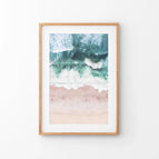 Thin Wood Frame w/ Mat / 8x10 inches