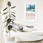 White Frame w/ Mat / 8x10 inches
