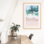 Wood Frame w/ Mat / 8x10 inches