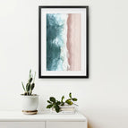 Black Frame w/ Mat / 8x10 inches