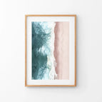Thin Wood Frame w/ Mat / 8x10 inches
