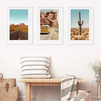 White Frame - w/ mat / 8x10 inches