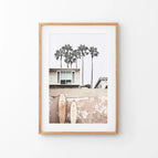 Thin Wood Frame w/ Mat / 8x10 inches
