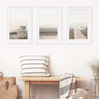 White Frame - w/ mat / 8x10 inches