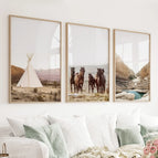 Wood Frame - no mat / 8x10 inches