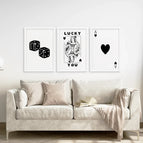 White Frame - no mat / 8x10 inches