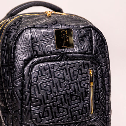 Black Monogram Leather Carry-On Roller Bag (Only 150 Made)