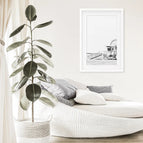 White Frame w/ Mat / 8x10 inches