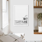White Frame / 8x10 inches