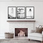 Black Frame - no mat / 8x10 inches