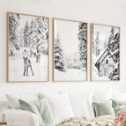 Wood Frame - no mat / 8x10 inches