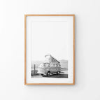 Thin Wood Frame w/ Mat / 8x10 inches