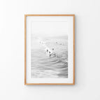 Thin Wood Frame w/ Mat / 8x10 inches
