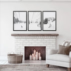Black Frame - no mat / 8x10 inches
