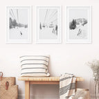 White Frame - w/ mat / 8x10 inches