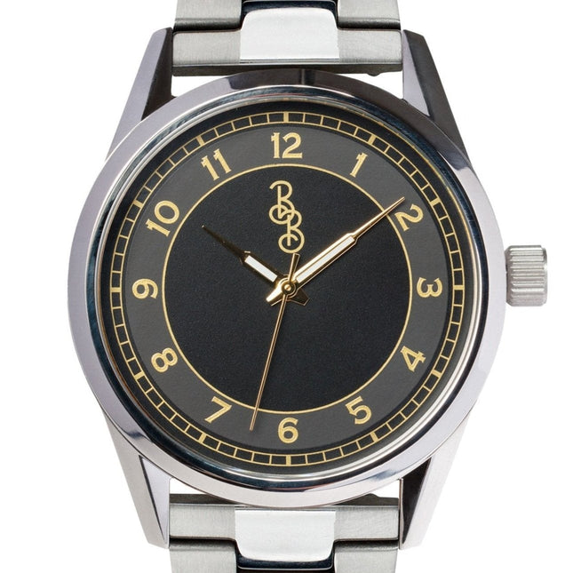 Black and Gold Classic Watch
