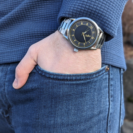 Black and Gold Classic Watch