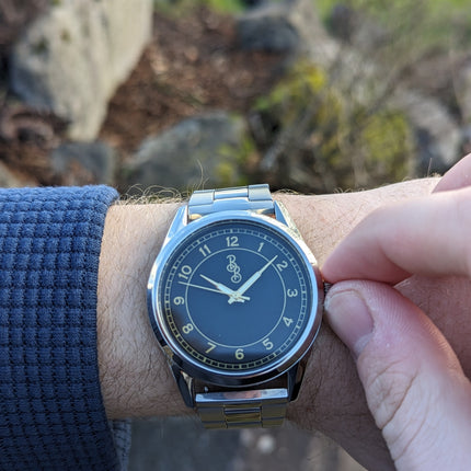 Black and Gold Classic Watch