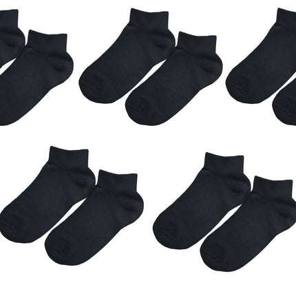 tittimitti® Kids 98% Organic Cotton Ankle Socks 5-Pack – Breathable Lightweight Socks for Active Kids