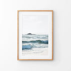Thin Wood Frame w/ Mat / 8x10 inches