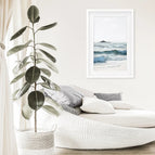 White Frame w/ Mat / 8x10 inches