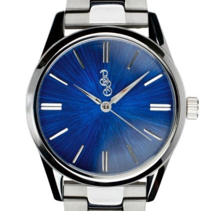 Blue Sunburst Watch
