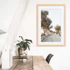 Wood Frame w/ Mat / 8x10 inches